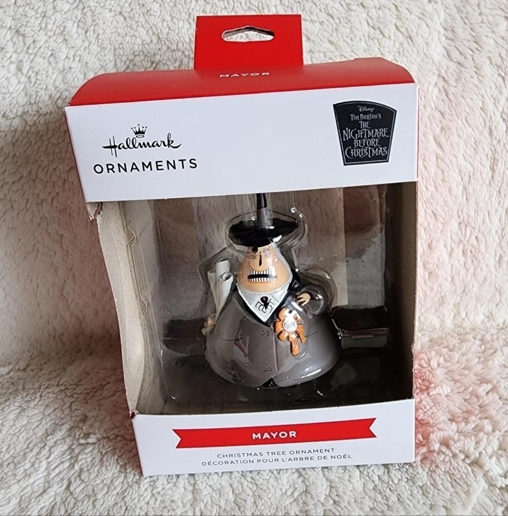 New Hallmark Disney the Nightmare Before Christmas Mayor Xmas Tree Ornament